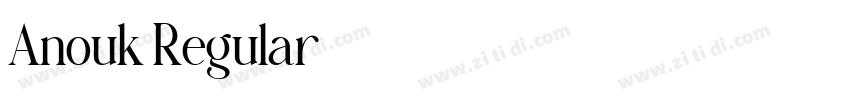 Anouk Regular字体转换
